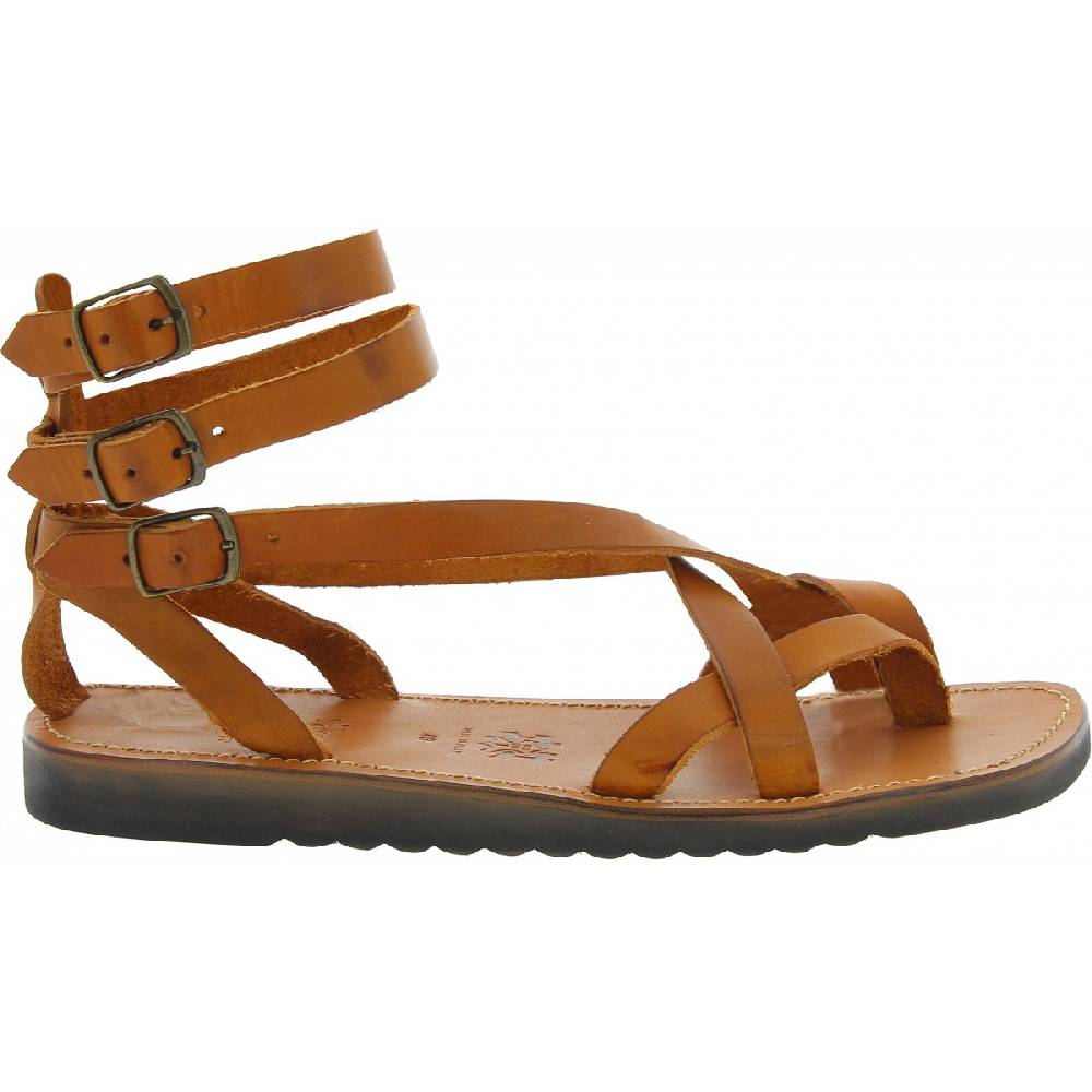Lartigiano Del Cuoio Sandali gladiatore uomo in pelle con suola in gomma spessa Vendita Calda