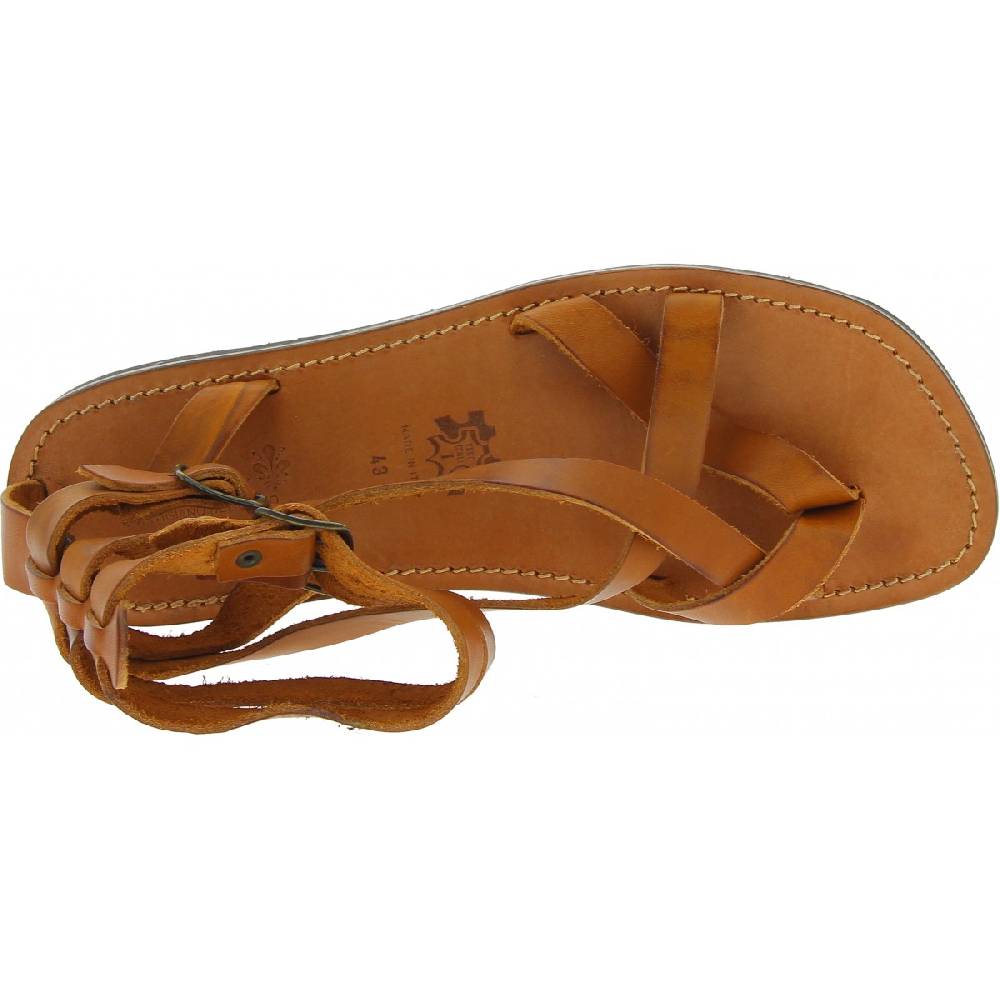 Lartigiano Del Cuoio Sandali gladiatore uomo in pelle con suola in gomma spessa Vendita Calda