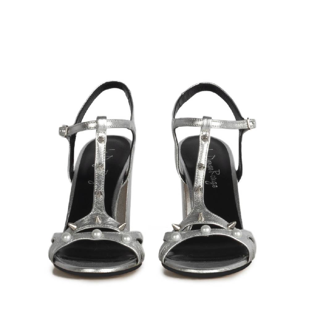 Le Dangerouge Carla Silver Studs Pearl Italia