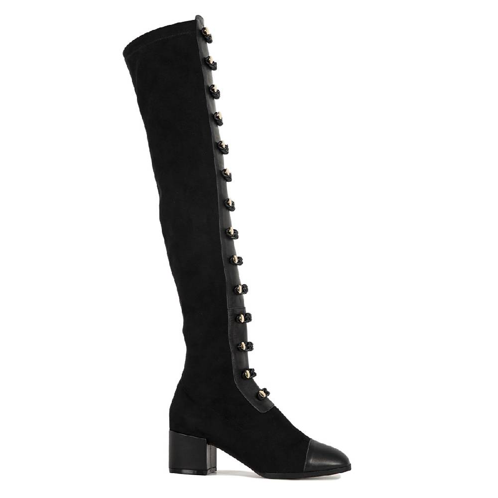 Le Dangerouge Ginevra Tall Black Chain Negozi Online