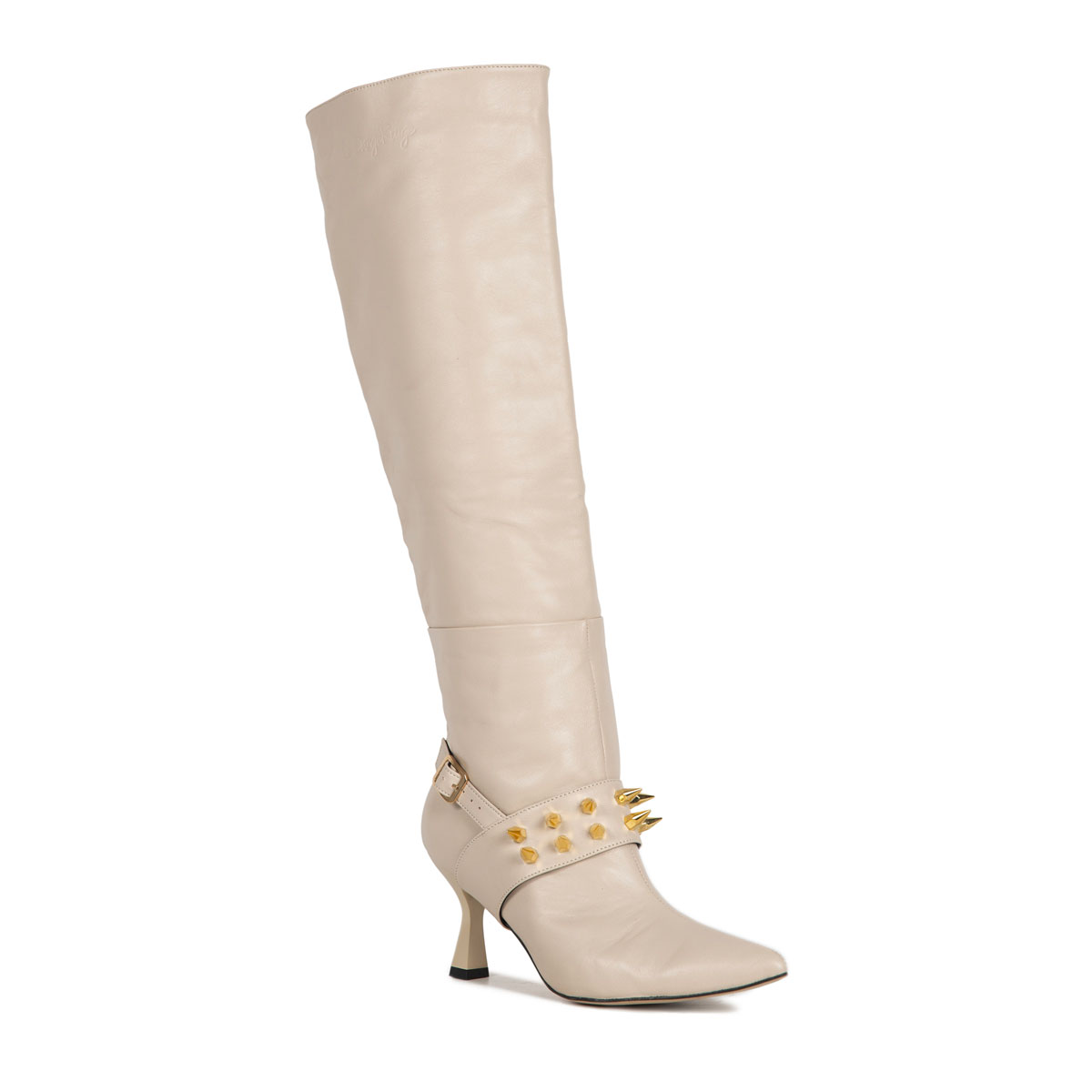Le Dangerouge Meg Beige Studs Convenienza