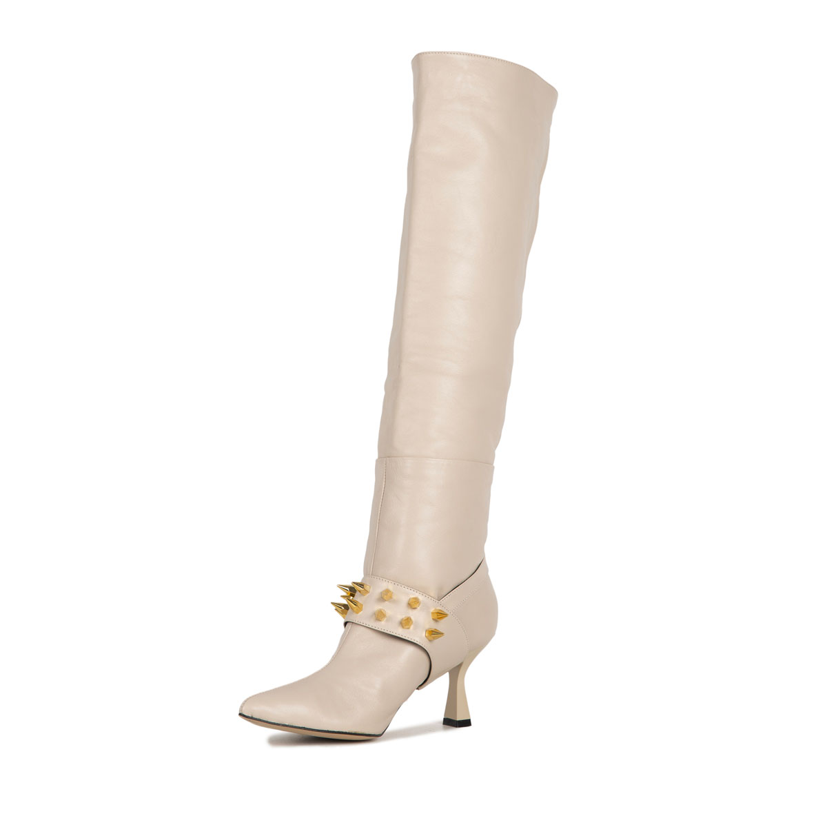 Le Dangerouge Meg Beige Studs Convenienza