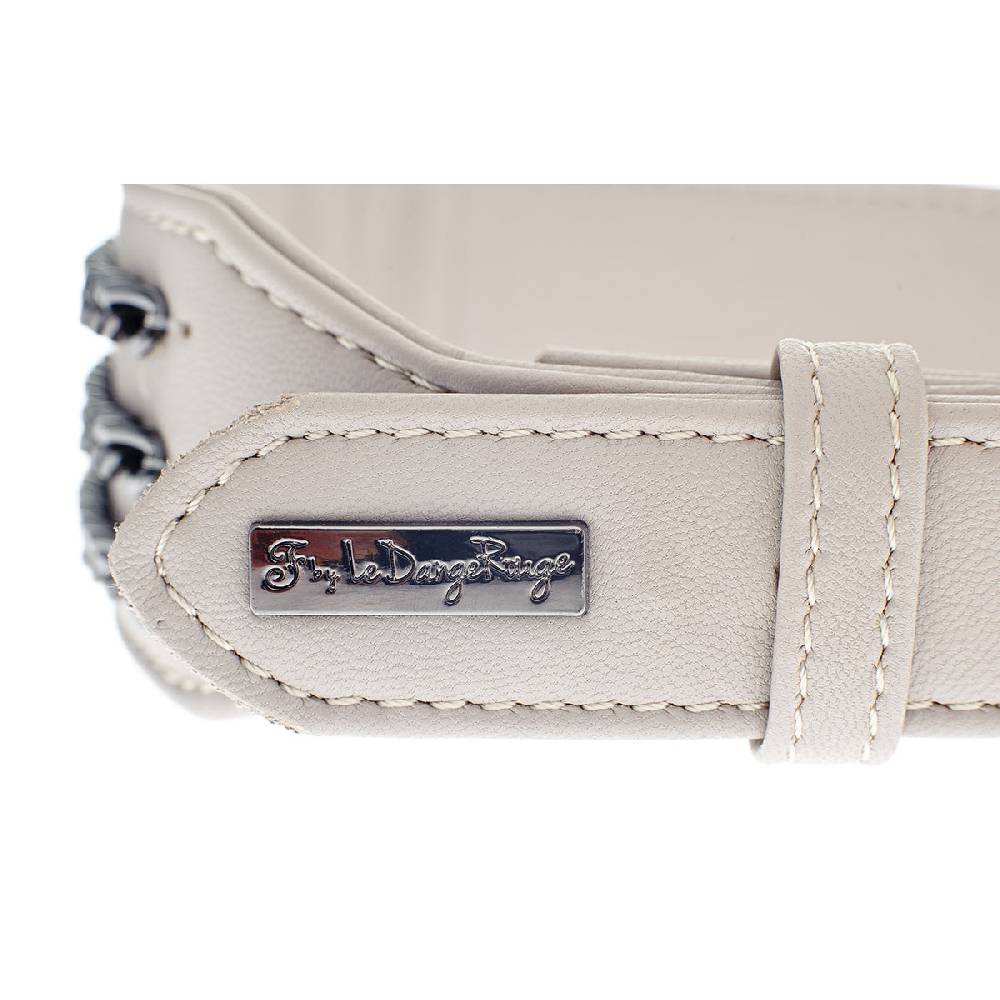 Le Dangerouge Big dog collar beige Nuovo
