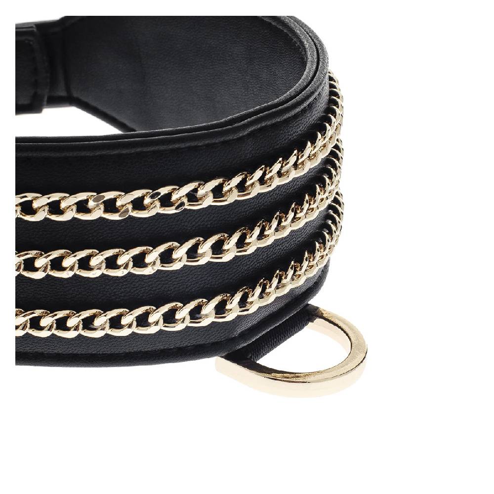 Le Dangerouge Big dog collar black Qualità
