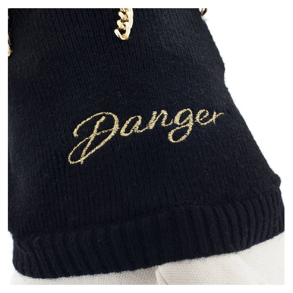 Le Dangerouge Danger sweater black Qualità Garantita