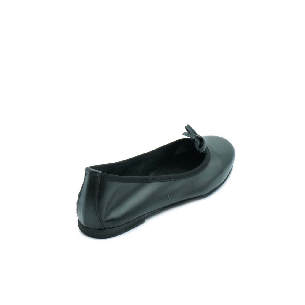 Lea Gu ballerina in nappa, fiocco frontale, tacco 10mm 2025