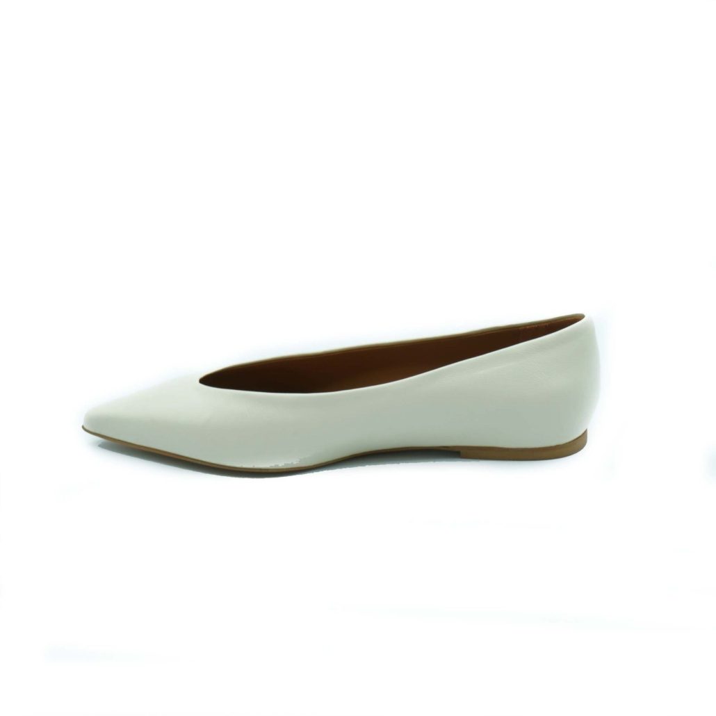 Lea Gu ballerina in nappa, tacco 10mm Italy