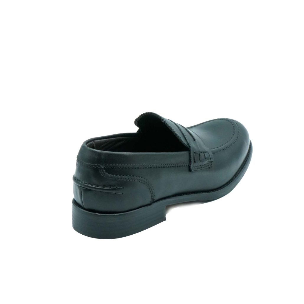 Lea Gu mocassino in vitello, bocca di leone frontale, tacco 25mm Offerte