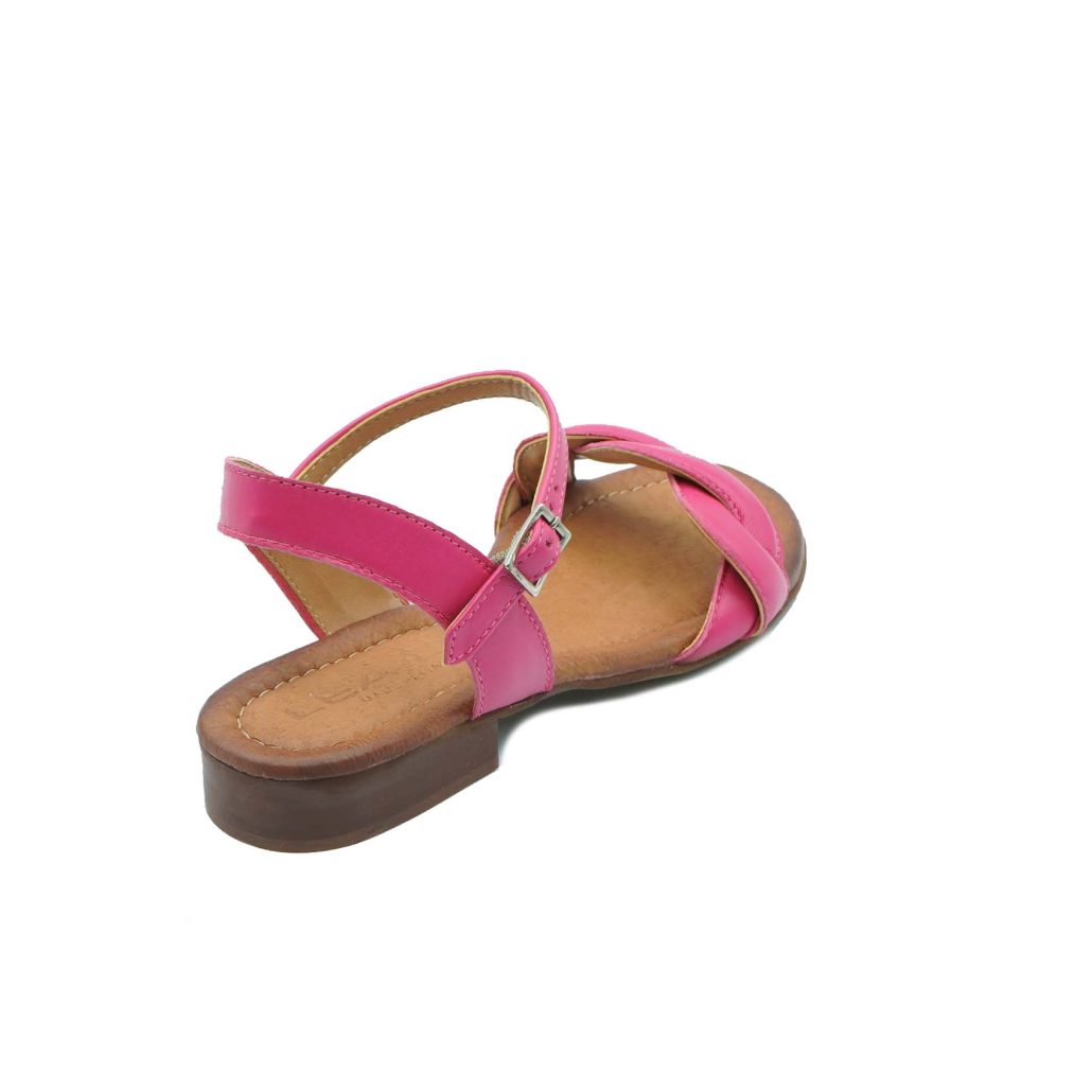 Lea Gu sandalo in nappa intrecciata, fascia frontale, chiusura posteriore, tacco 20mm Qualità