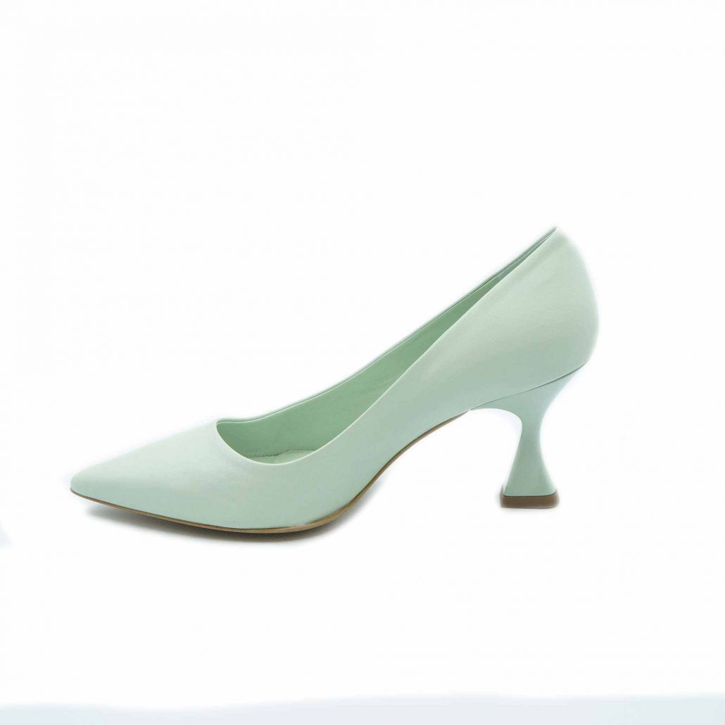 Lea Gu decollete’ in nappa , tacco in plex 70 mm Promozione Limitata