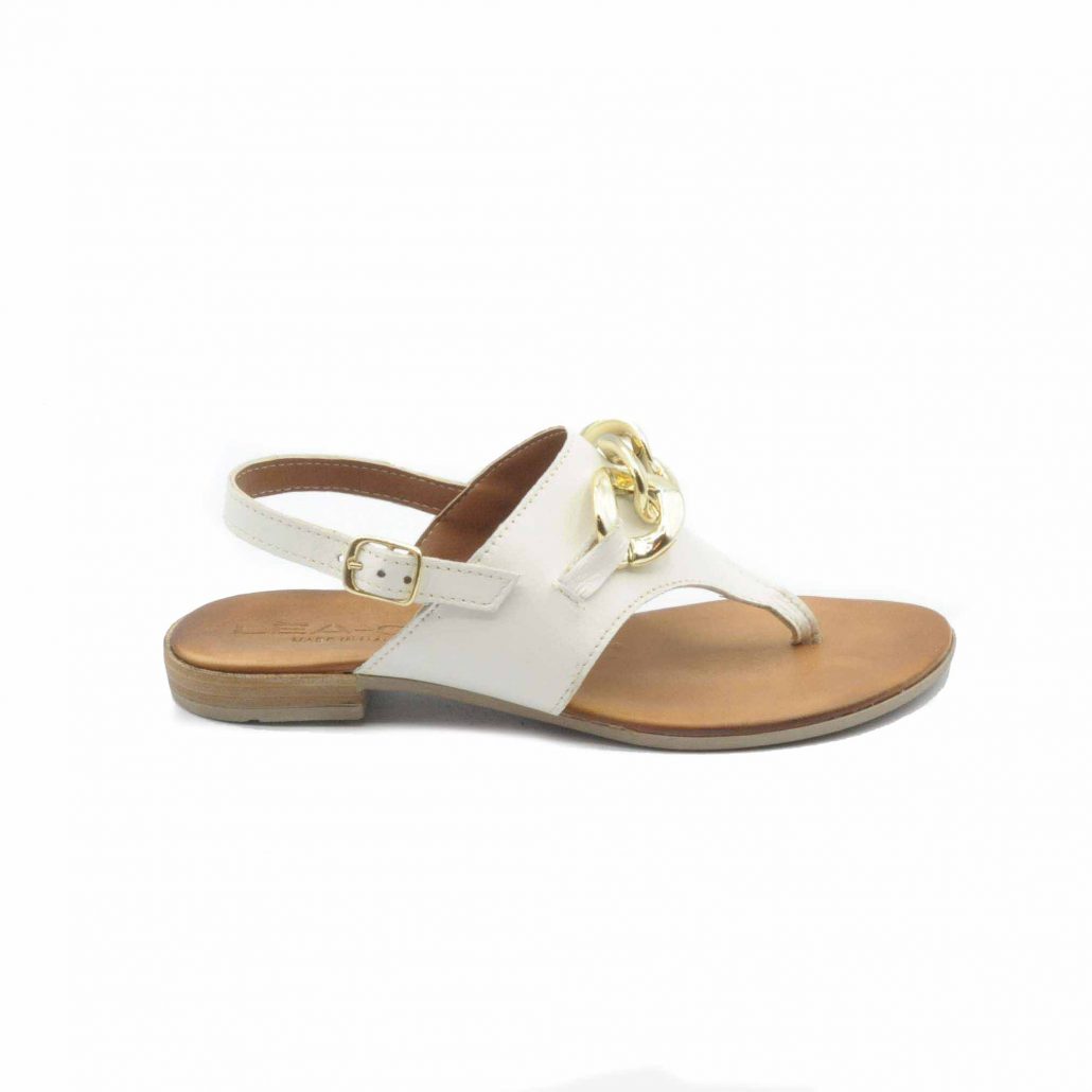Lea Gu infradito in nappa, accessorio frontale, cinturino in caviglia, tacco 15 mm Affare Del Giorno