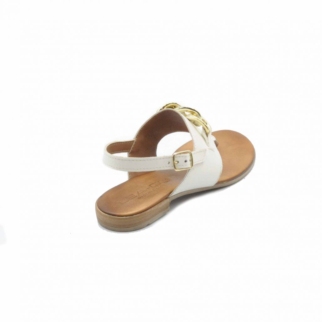 Lea Gu infradito in nappa, accessorio frontale, cinturino in caviglia, tacco 15 mm Affare Del Giorno