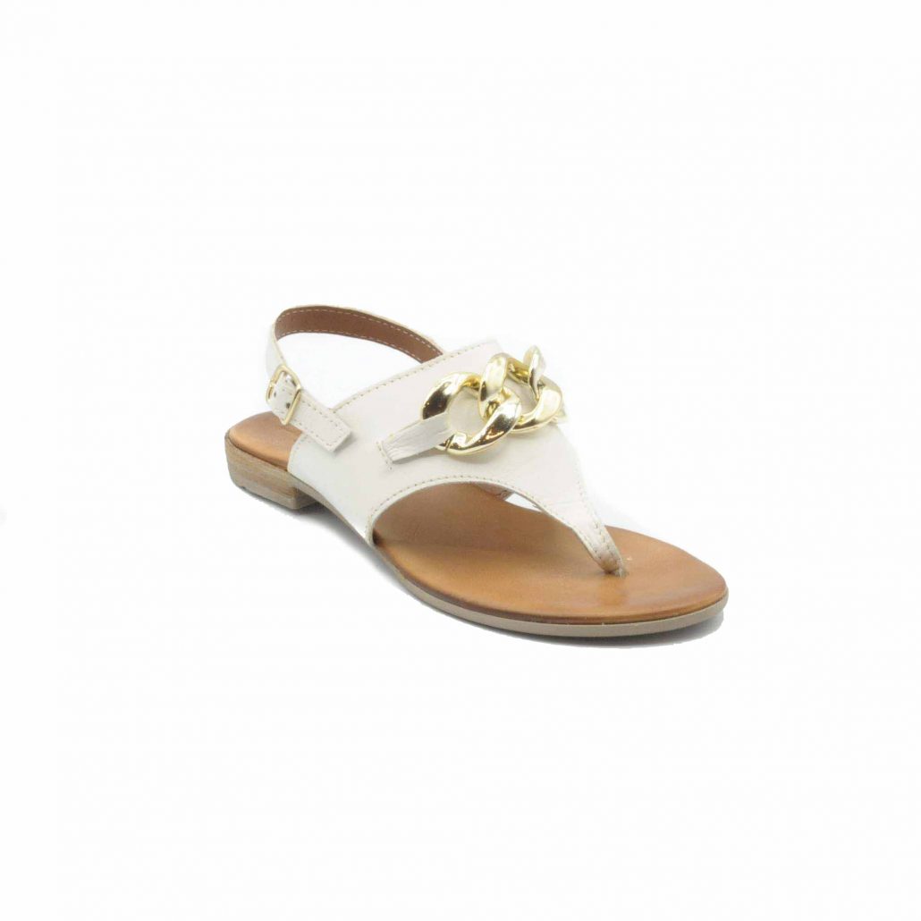 Lea Gu infradito in nappa, accessorio frontale, cinturino in caviglia, tacco 15 mm Affare Del Giorno