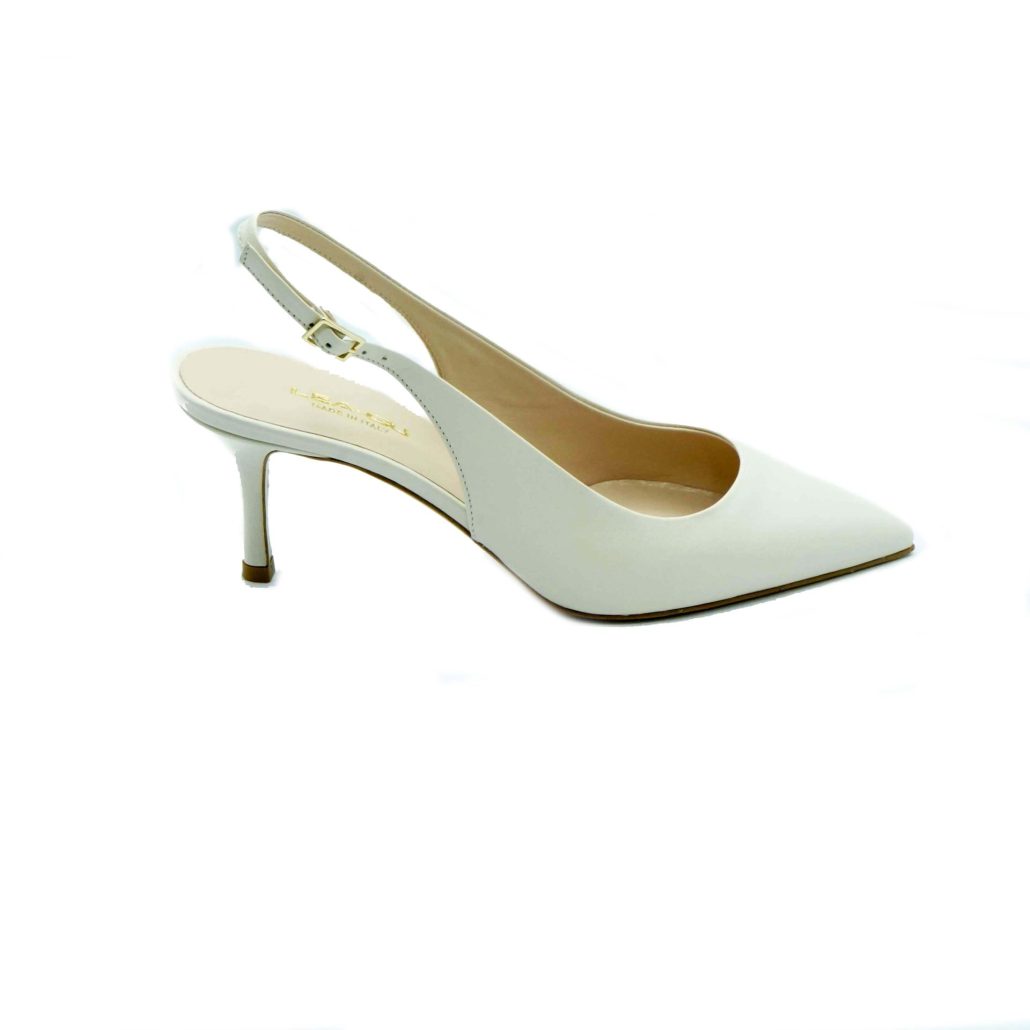Lea Gu slingback in nappa, tacco 65mm Saldi Di Fabbrica