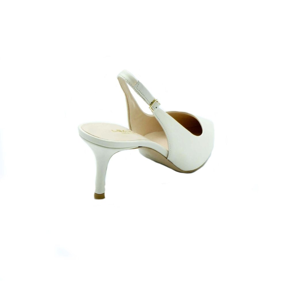 Lea Gu slingback in nappa, tacco 65mm Saldi Di Fabbrica