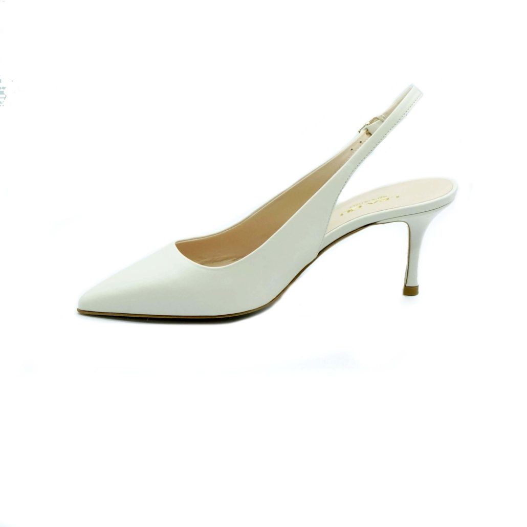 Lea Gu slingback in nappa, tacco 65mm Saldi Di Fabbrica