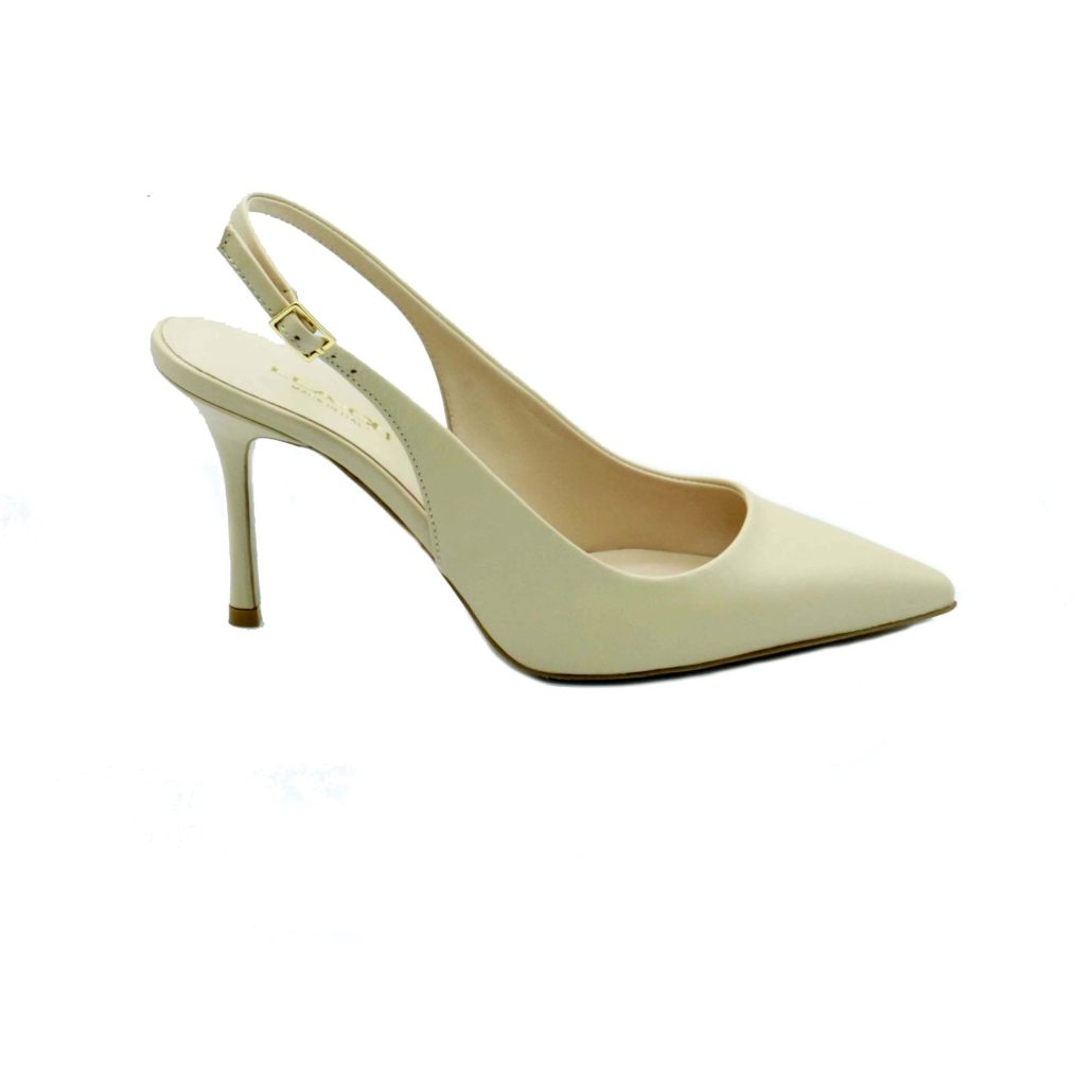 Lea Gu slingback in nappa, tacco 85mm I Più Venduti