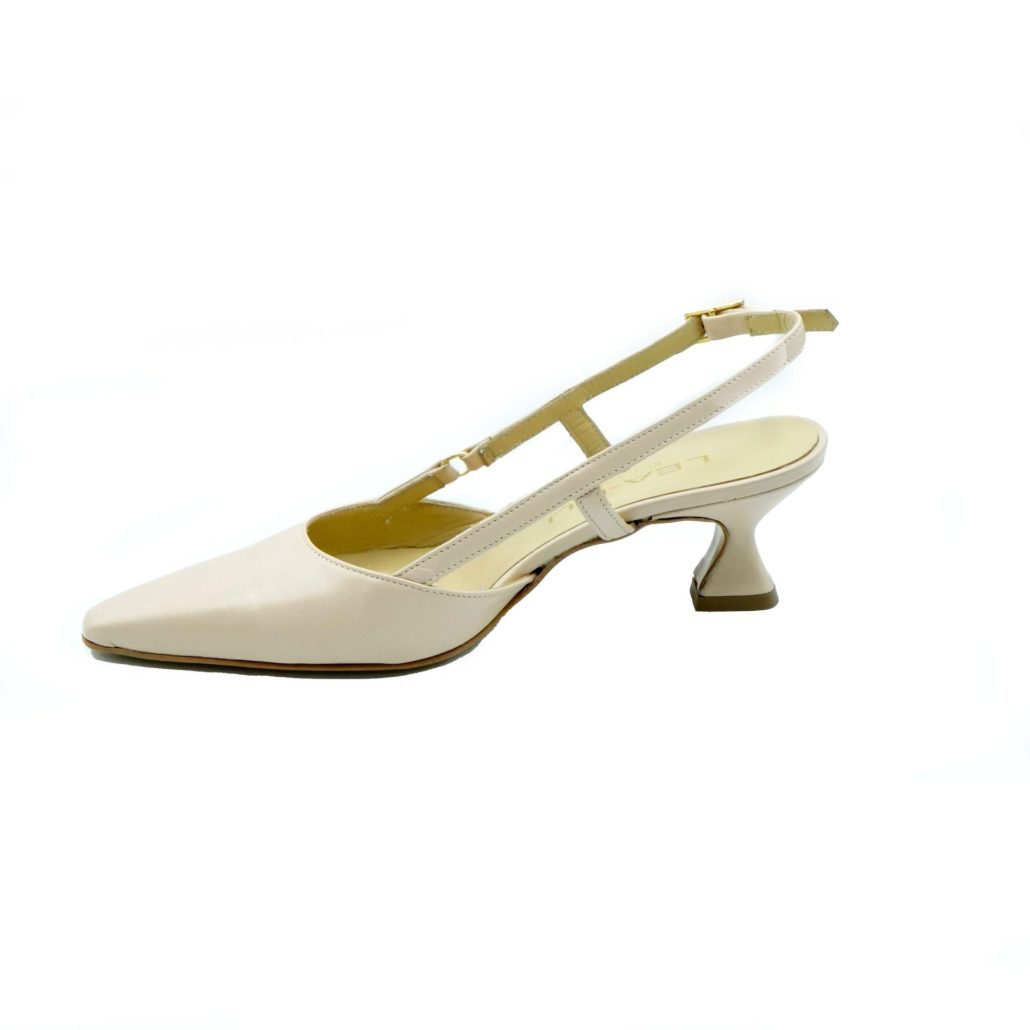 Lea Gu slingback in nappa,tacco 50mm Vendite Flash
