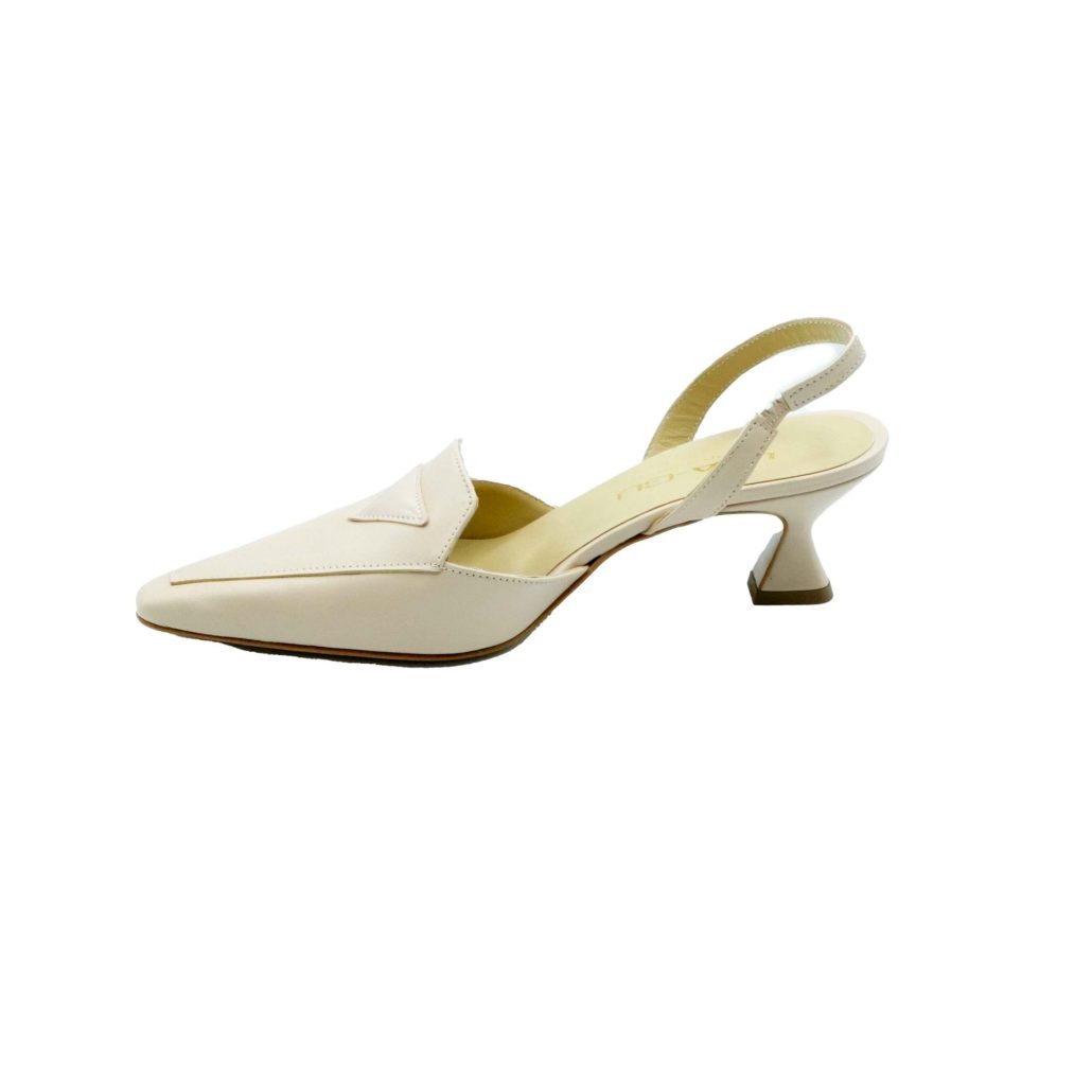 Lea Gu slingback in nappa,tacco 50mm Negozio