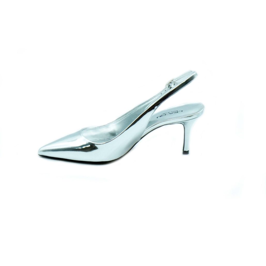 Lea Gu slingback in specchio , tacco 65mm Nuova