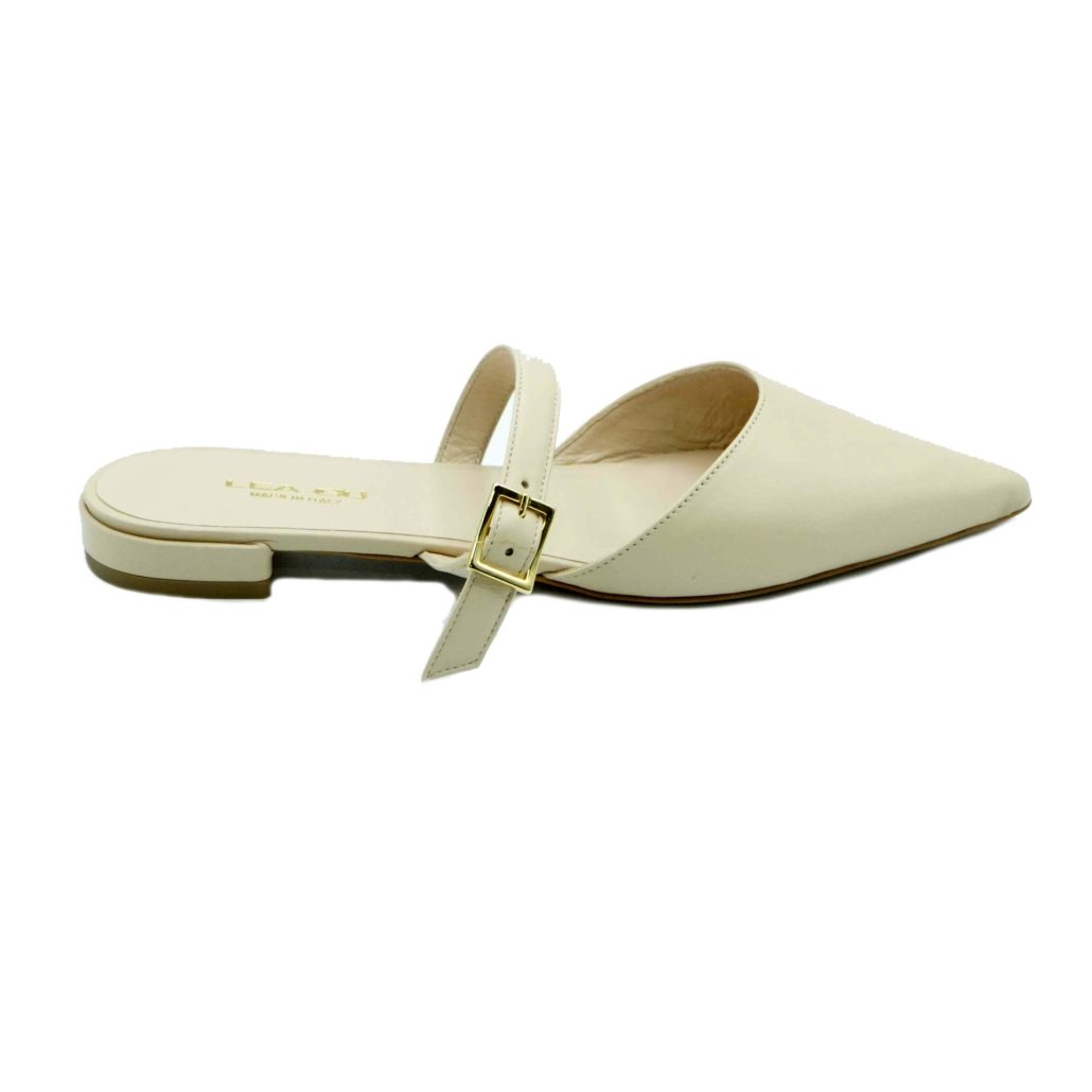 Lea Gu slingback in nappa, cinturino frontale, tacco 10mm In Vendita