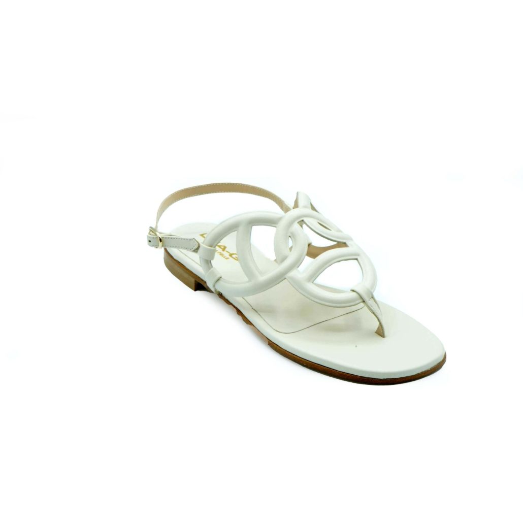 Lea Gu sandalo in nappa, cinturino posteriore, tacco 10mm 2025