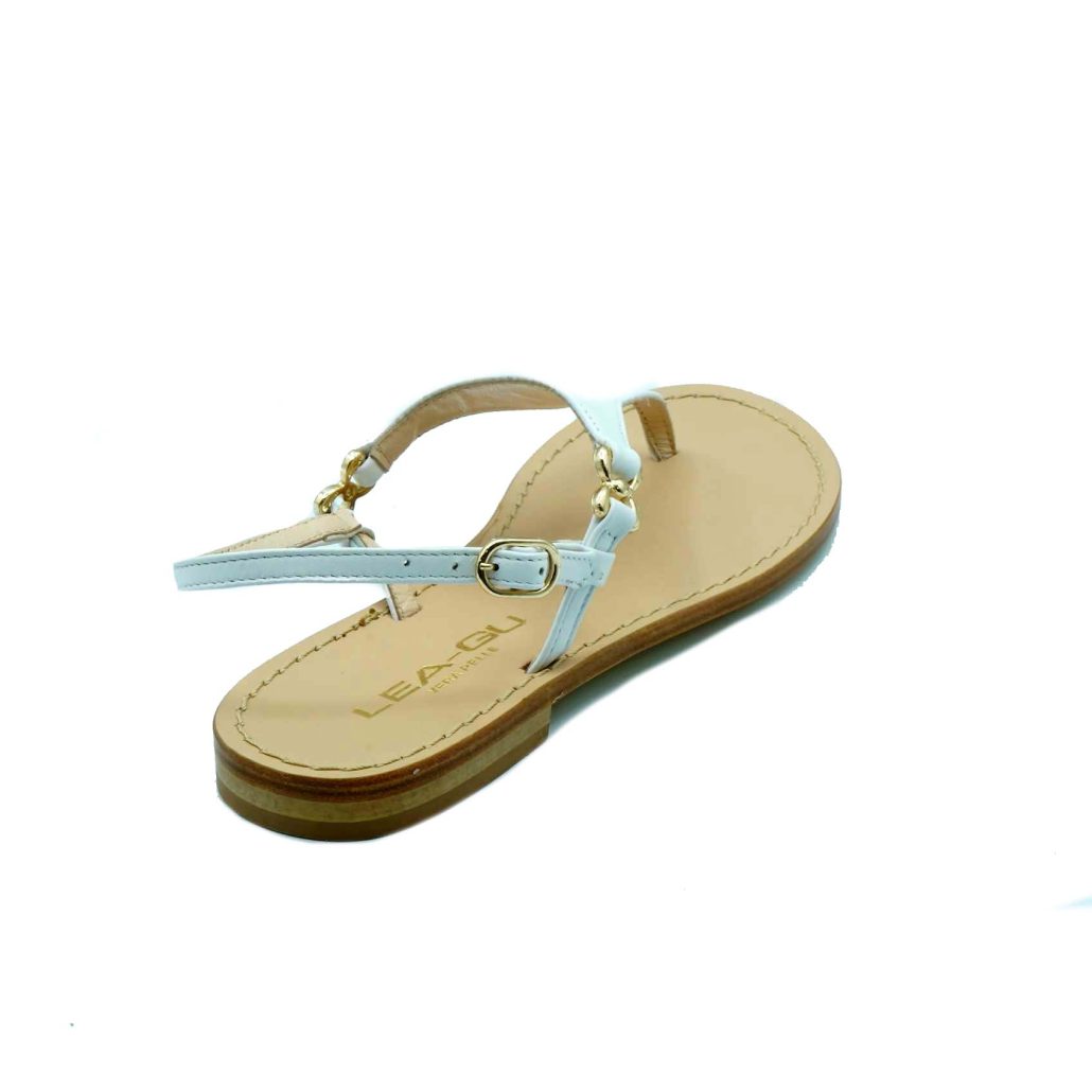 Lea Gu sandalo infradito in nappa, chiusura posteriore, tacco 10mm Soddisfazione Garantita