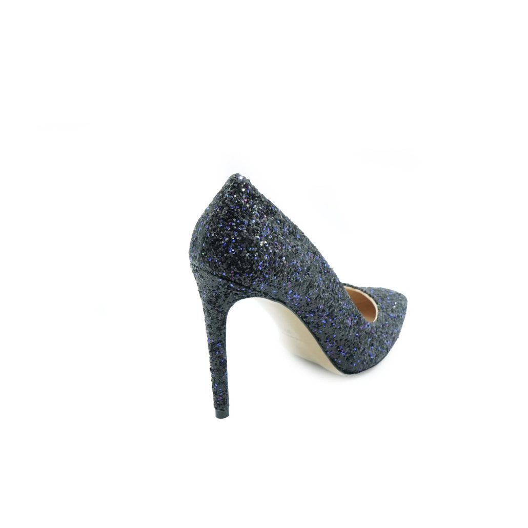 Lea Gu scarpa con tacco in nappa glitter, tacco 100mm Qualità Garantita