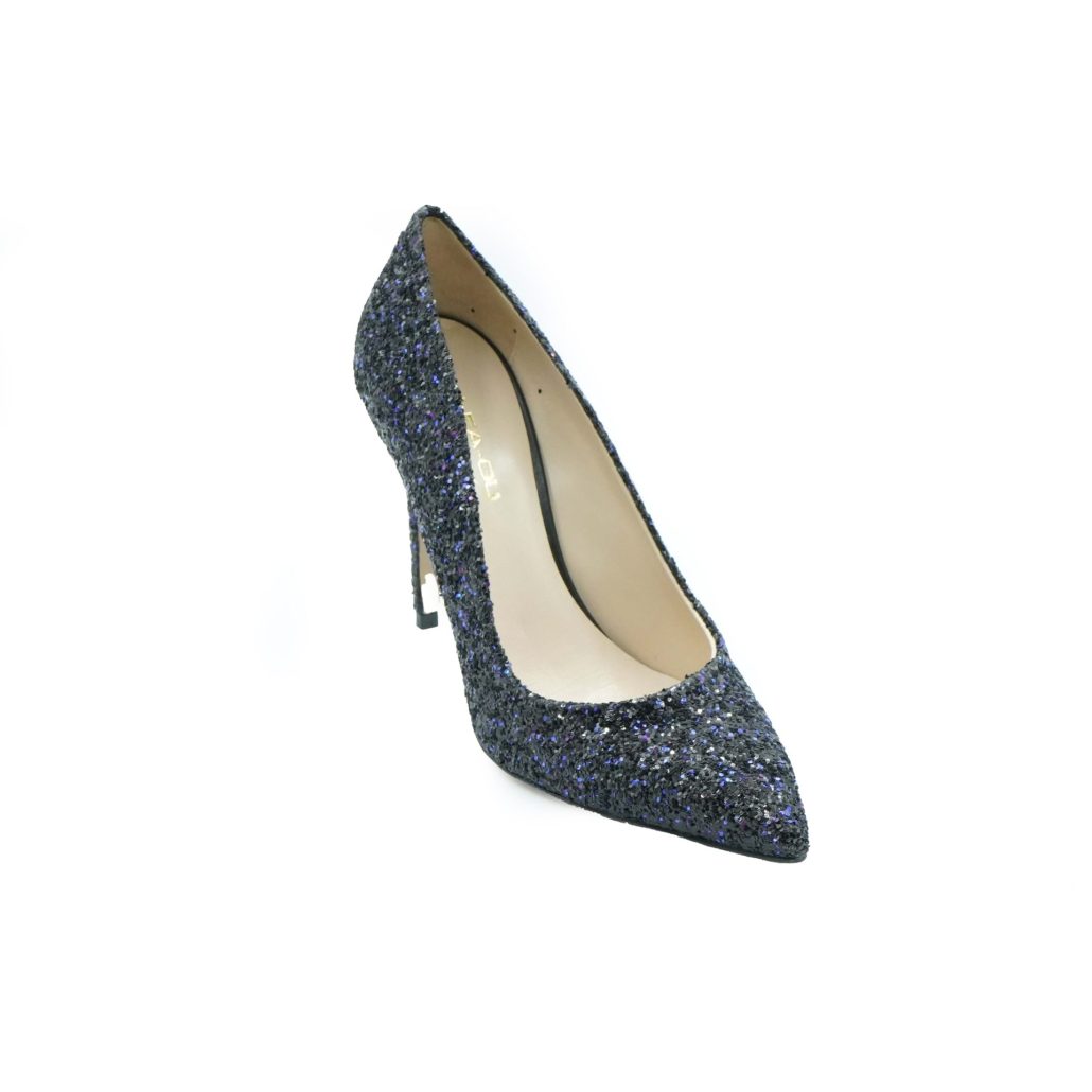 Lea Gu scarpa con tacco in nappa glitter, tacco 100mm Qualità Garantita