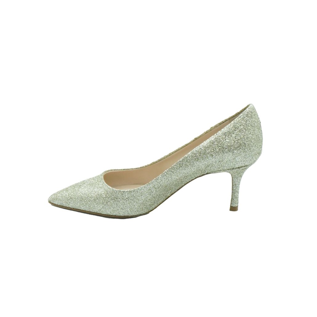 Lea Gu scarpa con tacco in nappa glitter, tacco 65mm Negozi Online