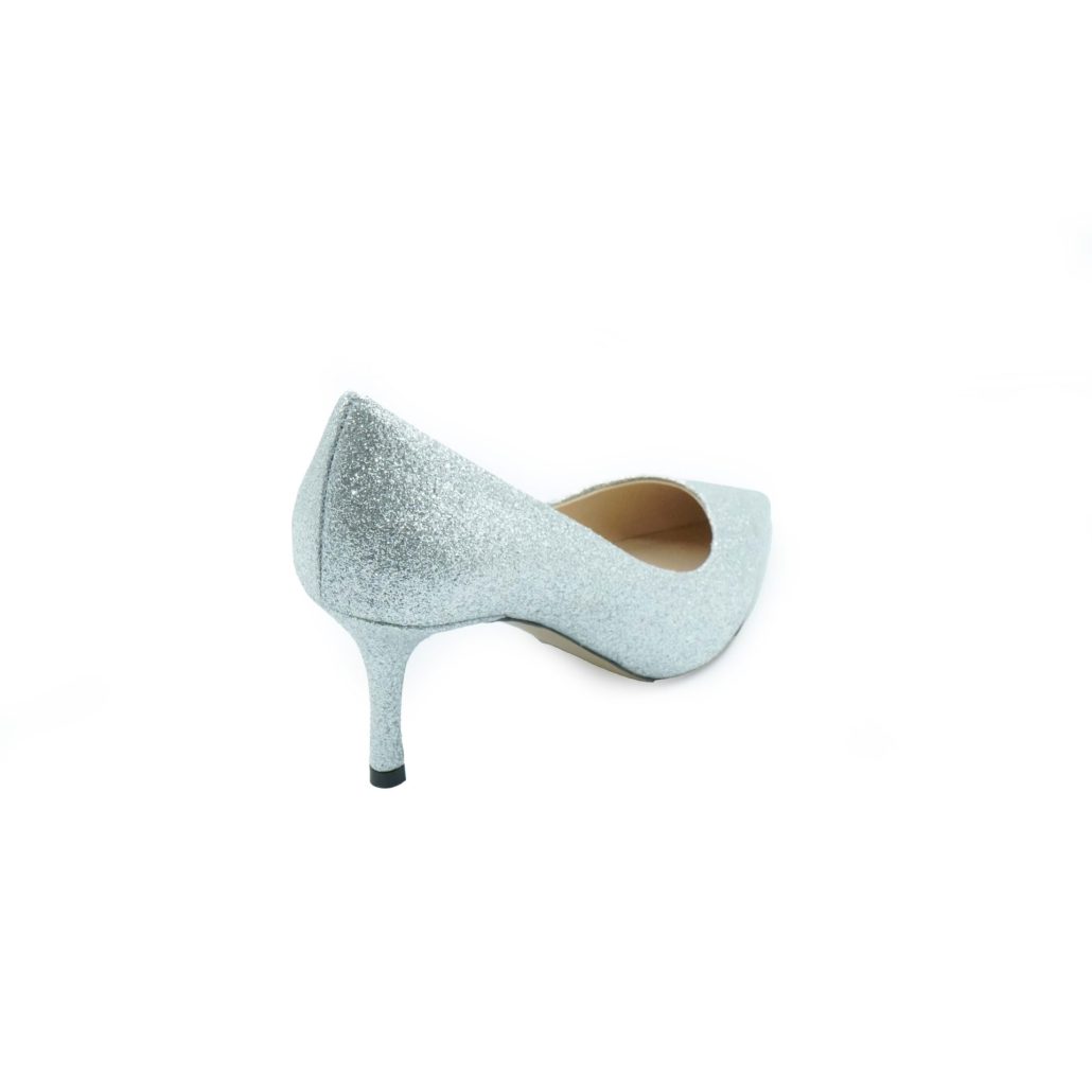 Lea Gu scarpa con tacco in nappa glitter, tacco 65mm Negozi Online