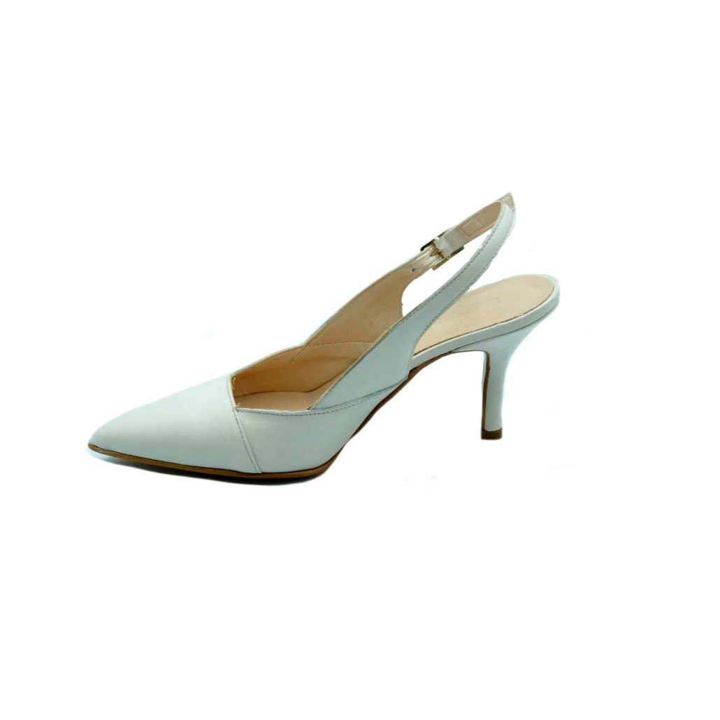 Lea Gu scarpa con tacco in nappa, chiusura posteriore, tacco 65mm Promozione Limitata