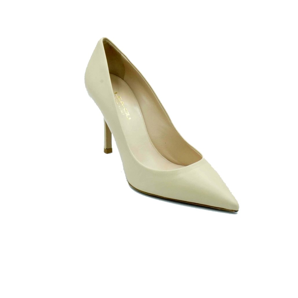 Lea Gu scarpa con tacco in nappa, tacco 85mm Novità