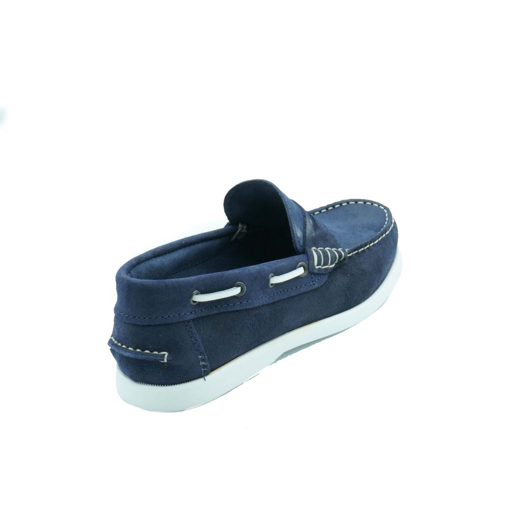 Lea Gu scarpa da barca in nappa, bocca di leone frontale, fondo gomma 15mm Offerta