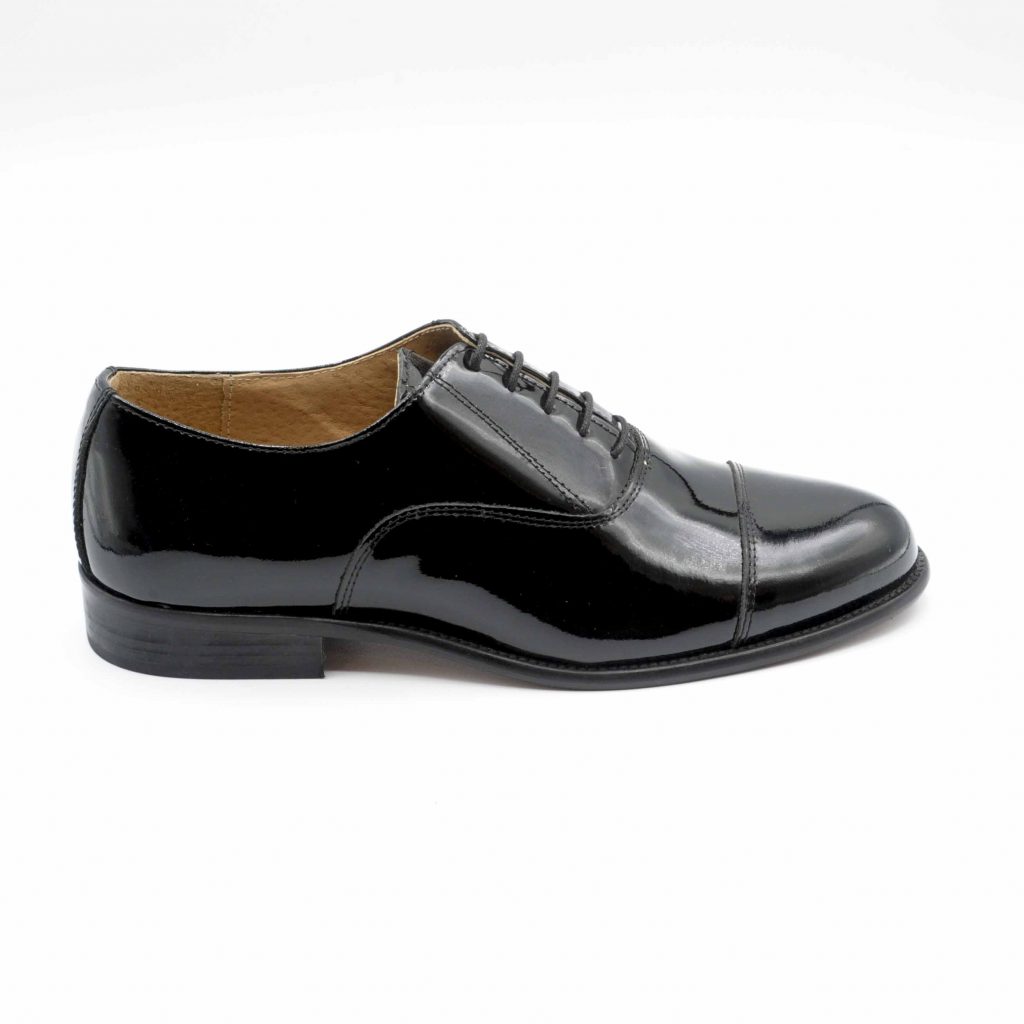 Lea Gu scarpa in vernice allacciatura frontale e taglio in punta, tacco 25 mm Online