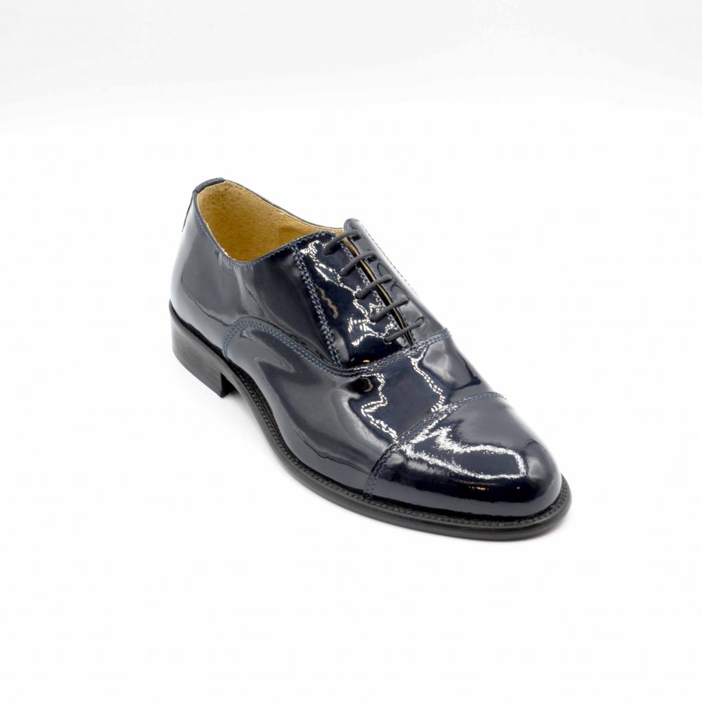 Lea Gu scarpa in vernice allacciatura frontale e taglio in punta, tacco 25 mm Online