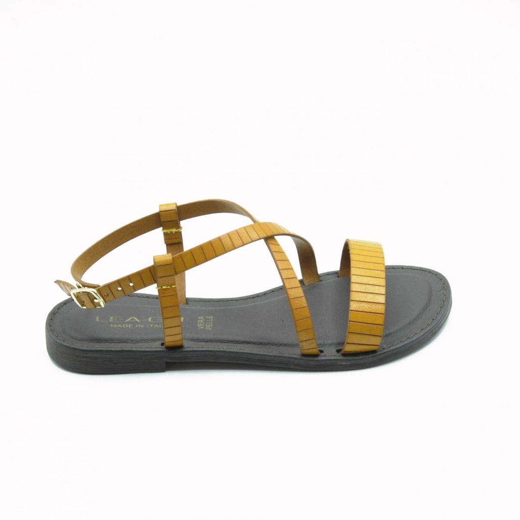 Lea Gu sandalo in nappa, fascia frontale, tacco 15 mm I Più Venduti