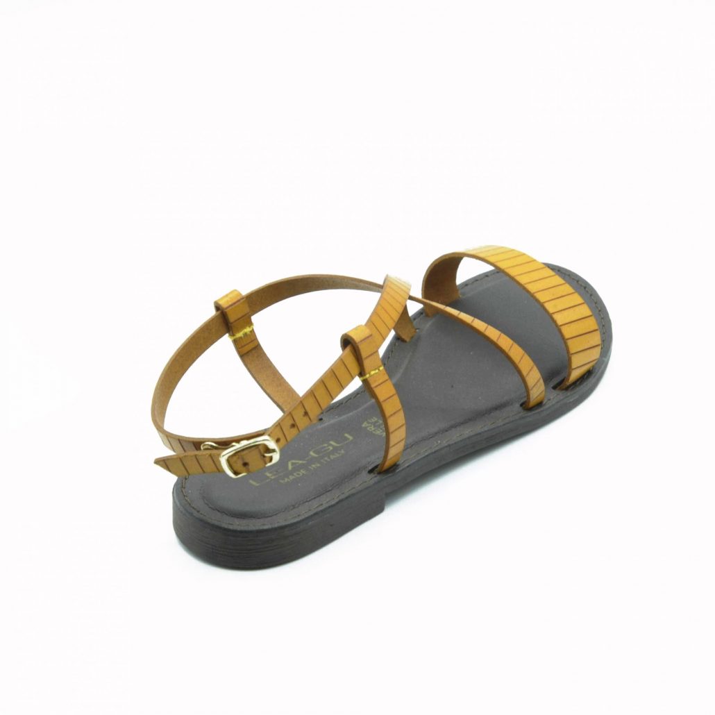Lea Gu sandalo in nappa, fascia frontale, tacco 15 mm I Più Venduti