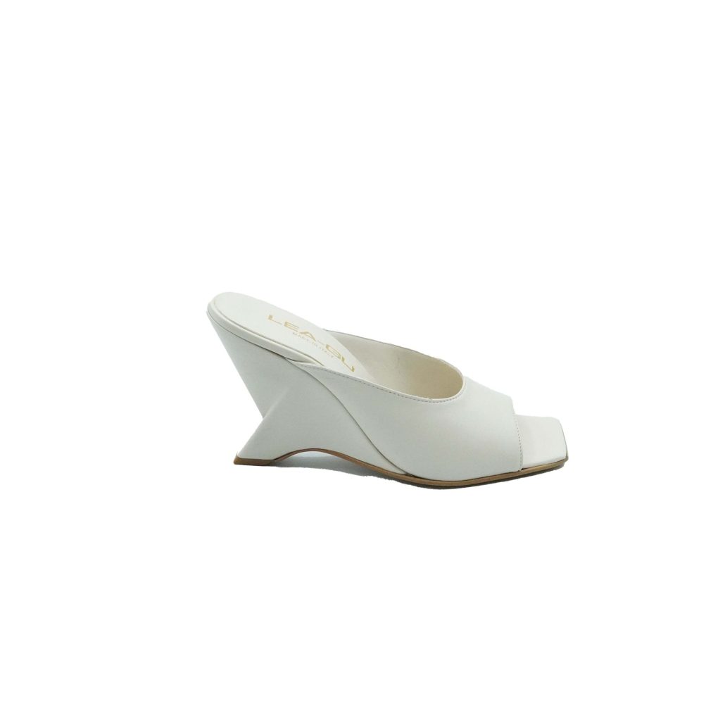 Lea Gu sandalo in nappa, fascia frontale, tacco 85mm Vendite Flash