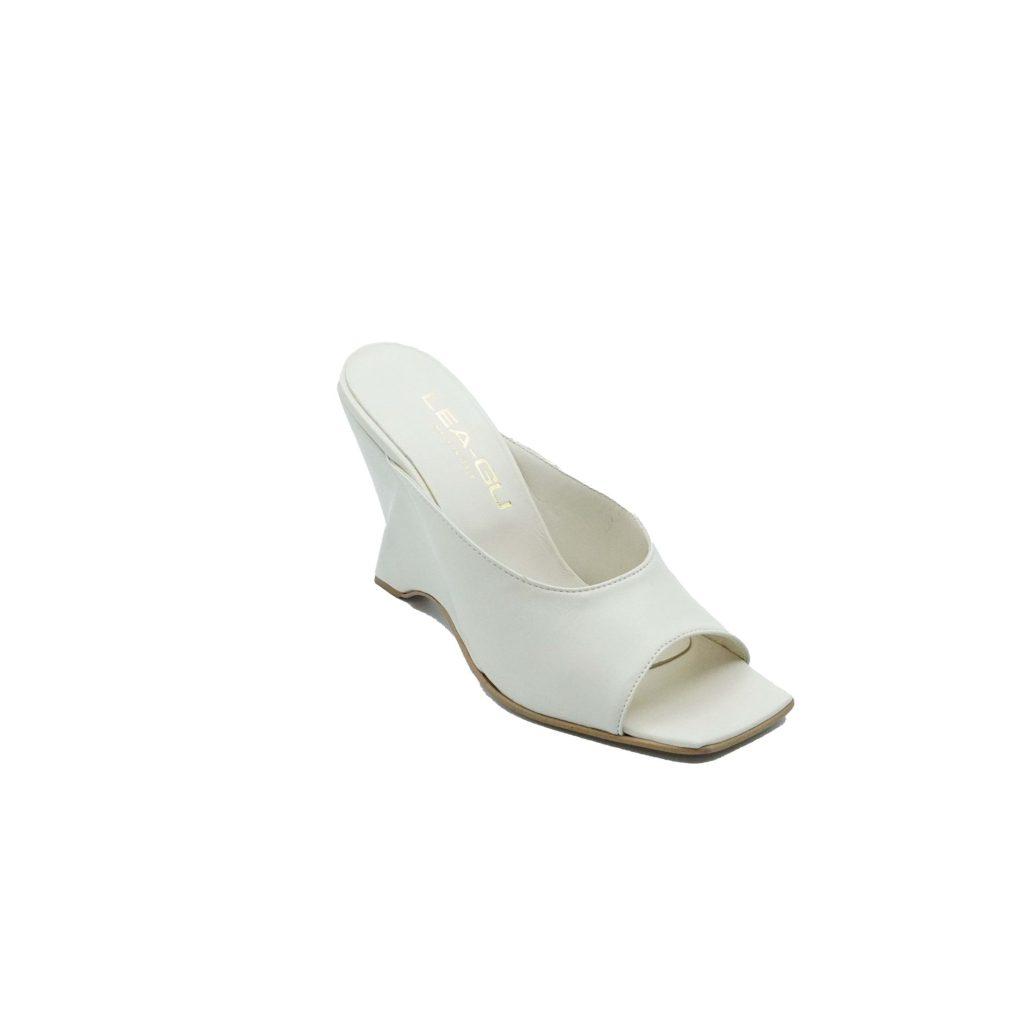 Lea Gu sandalo in nappa, fascia frontale, tacco 85mm Vendite Flash