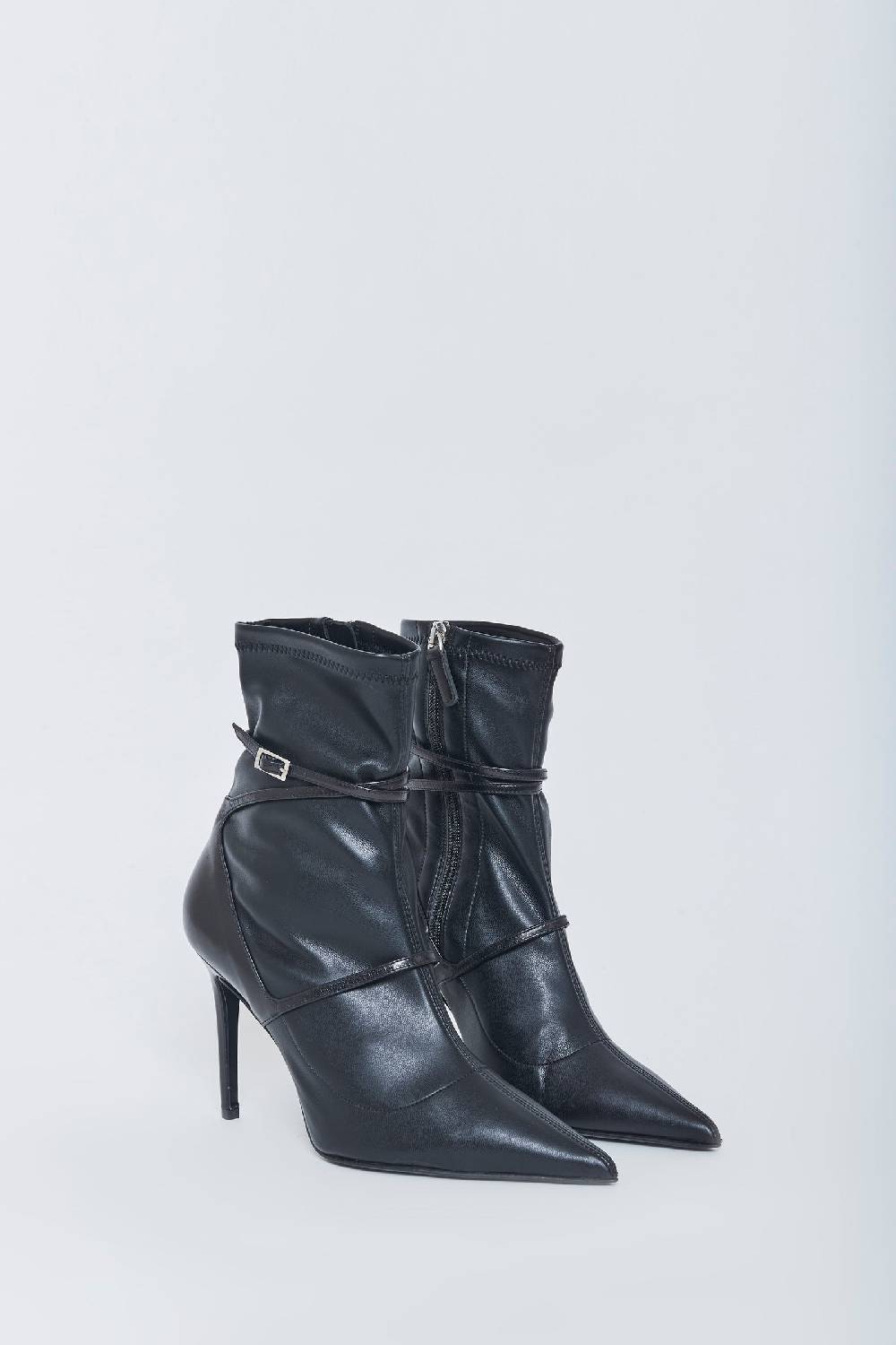 Kalliste K95 STRETCH ANKLE BOOTS BLACK Moda