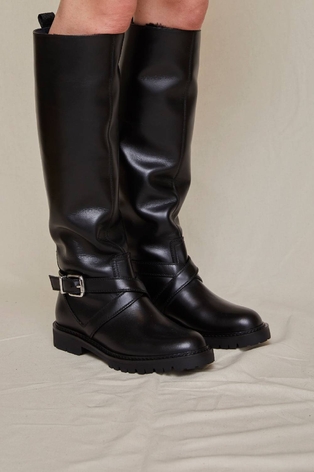 Kalliste K35 BIKER BOOTS BLACK Italy