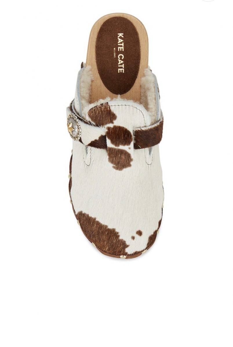 Kate Cate ALLEGRA CLOGS PONY COW Convenienza