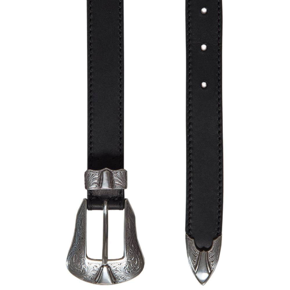 Kate Cate DUTTON BELT BLACK CURRIED LEATHER 2025