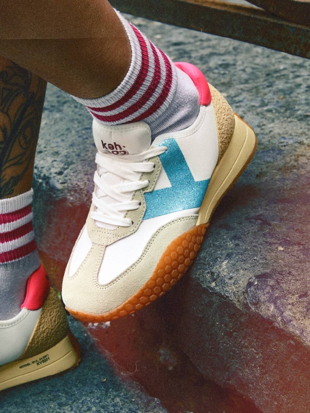 Kehnoo KW 9312 WHITE-SKY-FUXIA Fino Al -60%
