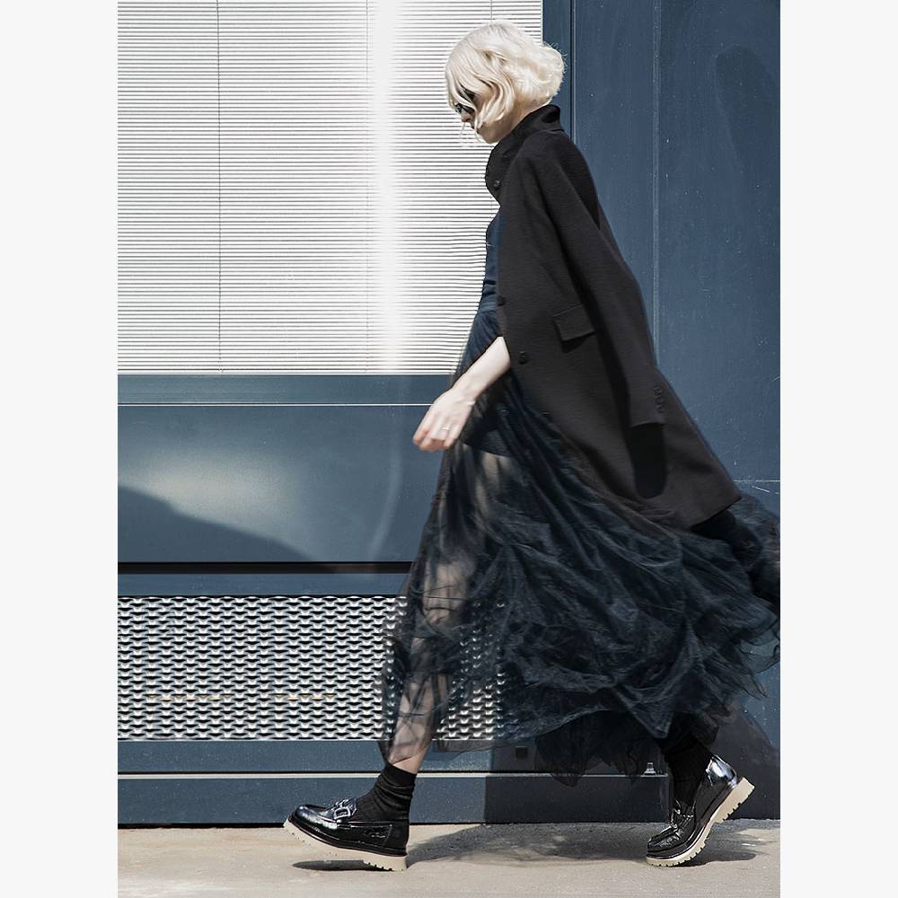 Laura Bellariva Scarpa mocassino nero Nuova