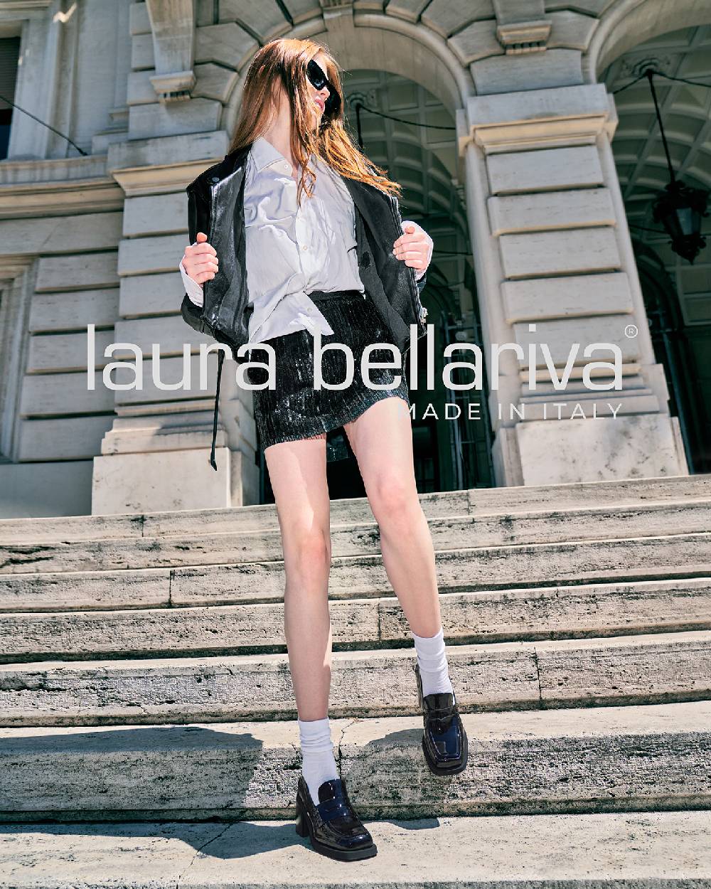 Laura Bellariva Mocassino nero lucido Vendita