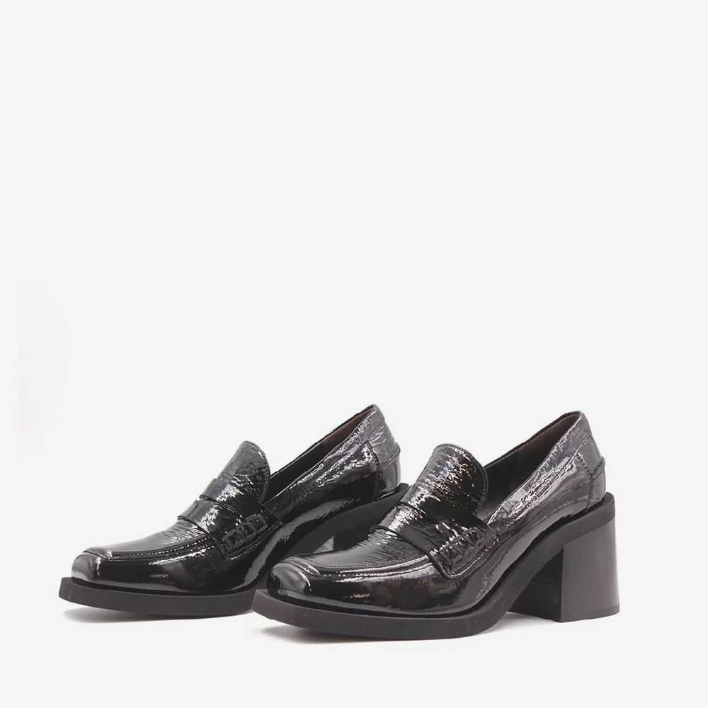 Laura Bellariva Mocassino nero lucido Vendita