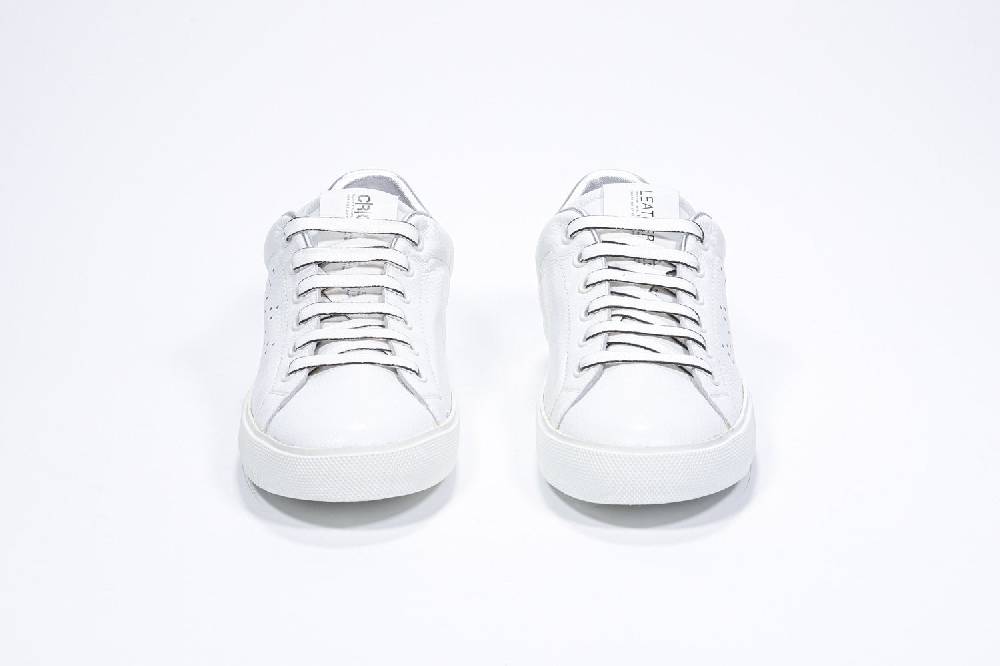 Leather Crown LC06 | Argento & Bianche - Basse - Donna In Saldo