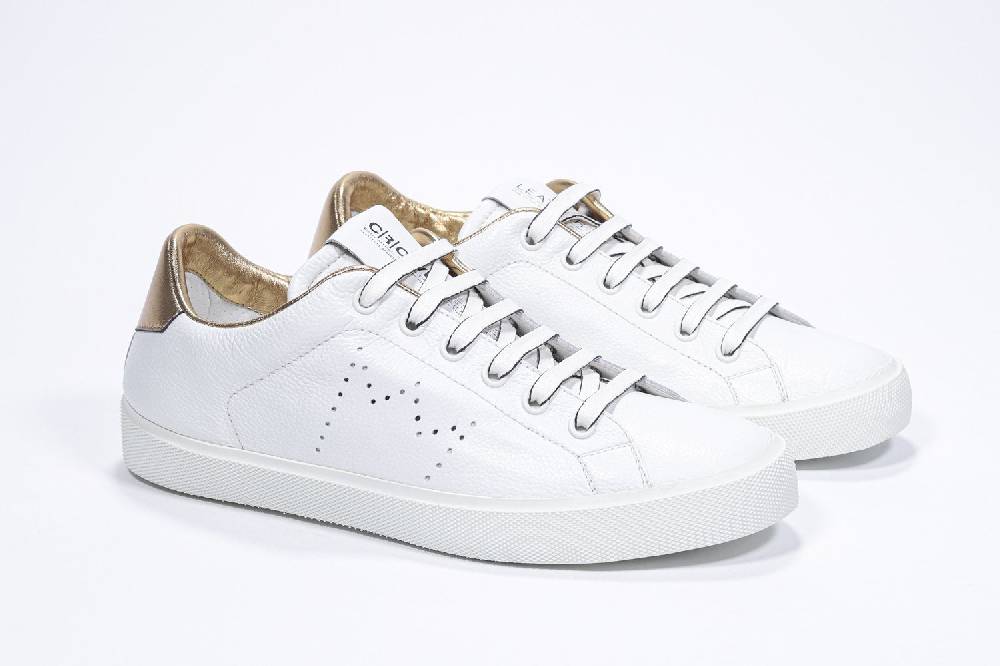 Leather Crown LC06 | Oro & Bianche - Basse - Donna Italia